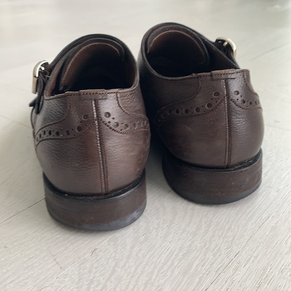 Bally Brown Leather Double Monk Strap Loafer main image 7